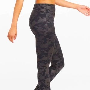 SPANX Faux Leather Camo Leggings {Size XS}